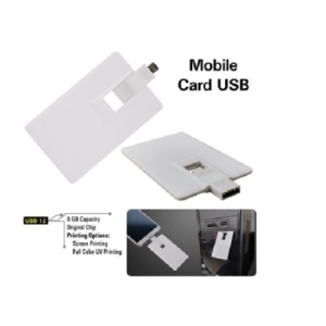 Mobile card shaped USB Flash Drives 8GB
